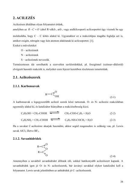 Vegyipari Ã©s PetrolkÃ©miai TechnolÃ³giÃ¡k Szerves KÃ©miai TechnolÃ³gia