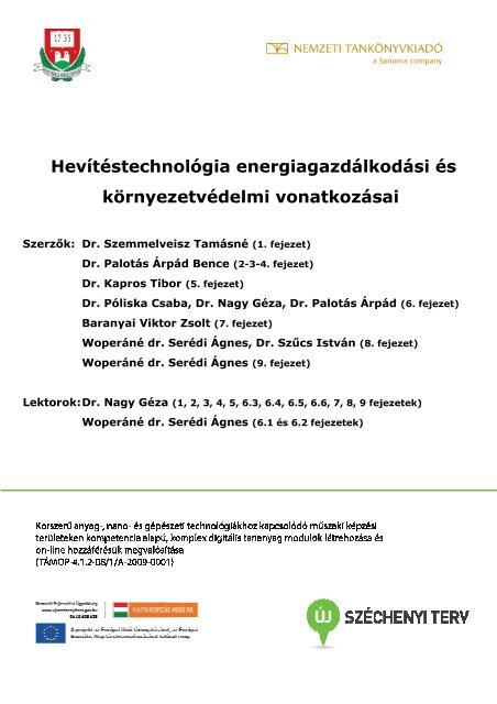 HevÃ­tÃ©stechnolÃ³gia energiagazdÃ¡lkodÃ¡si Ã©s kÃ¶rnyezetvÃ©delmi ...