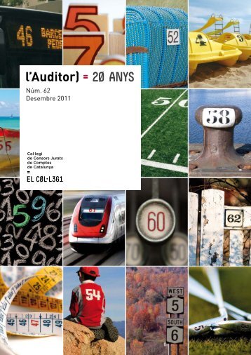 NÃºm. 62 Desembre 2011 - ColÂ·legi de Censors Jurats de Comptes ...