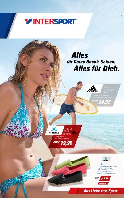 Aktion Sommer Juli 2012 Prospekt - Intersport Sport Peter