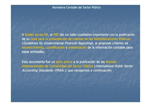 Normativa Contable del Sector PÃºblico