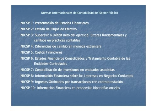 Normativa Contable del Sector PÃºblico