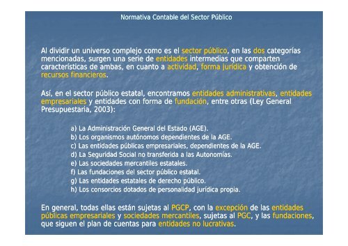 Normativa Contable del Sector PÃºblico