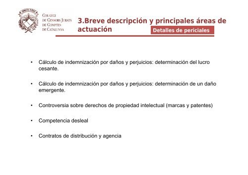 las actuaciones periciales y el proceso judicial