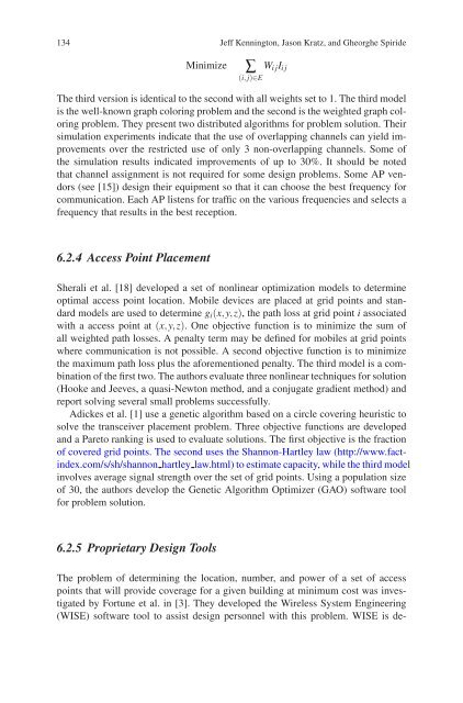 Wireless Network Design: Optimization Models and Solution ...