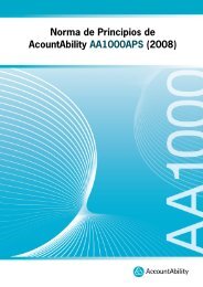 Norma de Principios de AccountAbility AA1000APS (2008)