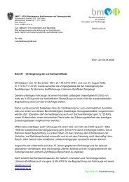 VerlÃ¤ngerung LÃ¤rmzertifikate (pdf 23 KB) - Bundesministerium fÃ¼r ...