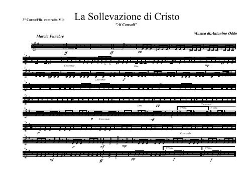 Partitura - La Processione dei Misteri