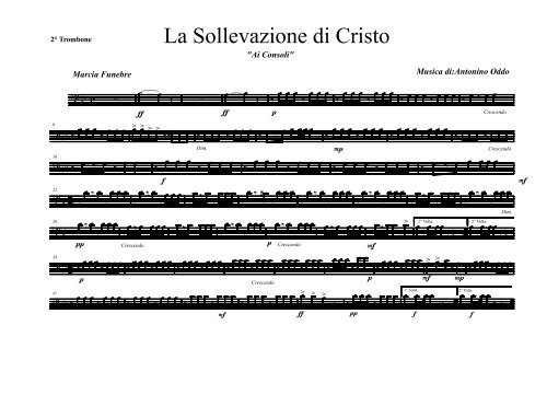 Partitura - La Processione dei Misteri