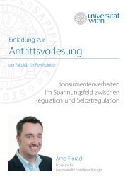 Antrittsvorlesung - UniversitÃ¤t Wien Medienportal