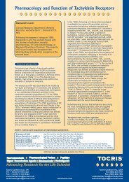 Pharmacology and Function of Tachykinin Receptors Pharmacology ...