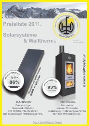 Preisliste Walltherm - Sollignum