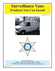 Surveillance Vans - Covert Systems
