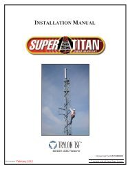 SuperTitan Tower Installation Guide - Tessco