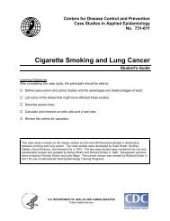 Cigarette Smoking and Lung Cancer - Library