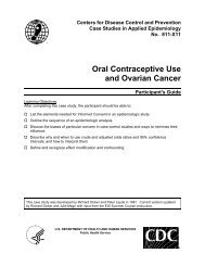Oral Contraceptive Use and Ovarian Cancer - Library