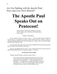 The Apostle Paul & Pentecost (PDF) - TriumphPro.com