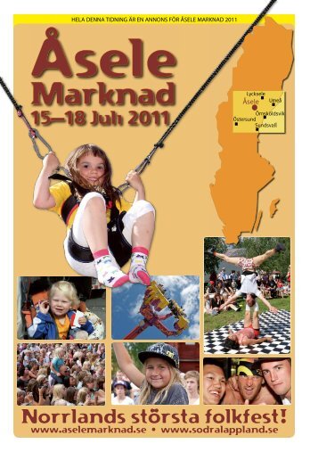 Norrlands största folkfest! - Åsele Marknad