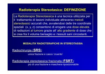 Radioterapia Stereotasica
