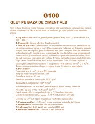 GLET PE BAZA DE CIMENT ALB - Deccons