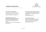 LeitsÃ¤tze der KinderhÃ¤user - Hans-Wendt-Stiftung Bremen