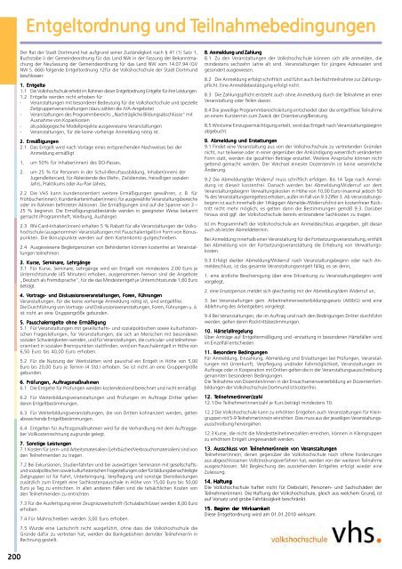 programm 2011 | halbjahr 02 - VHS Dortmund - Dortmund.de