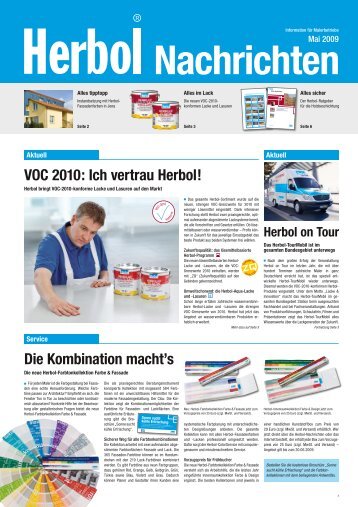 VOC 2010: Ich vertrau Herbol! Die Kombination macht's