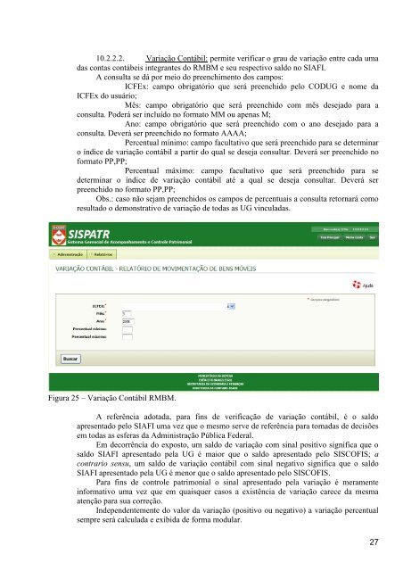 manual sispatr - ExÃ©rcito Brasileiro