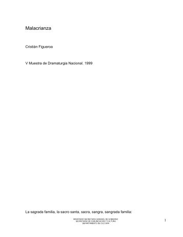 Descargar (PDF) - XV Muestra de Dramaturgia Nacional