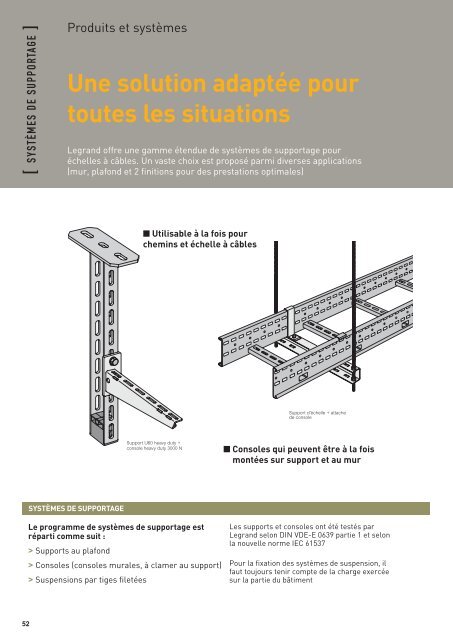 ECHELLES à CâbLES IndUSTrIELLES - Legrand