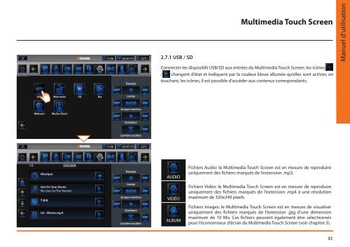 Multimedia Touch Screen