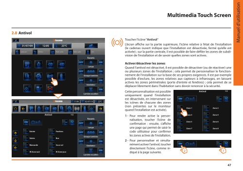 Multimedia Touch Screen