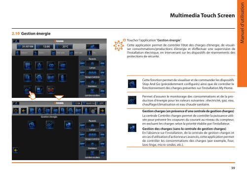 Multimedia Touch Screen