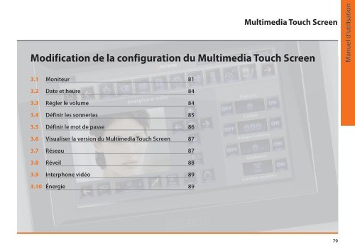 Multimedia Touch Screen