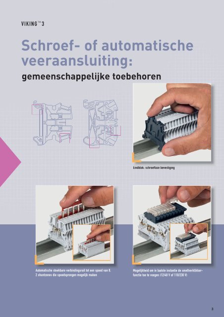 Schroefaansluiting of automatische veeraansluiting - Legrand