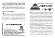 da Igreja? - Estudos da BÃ­blia