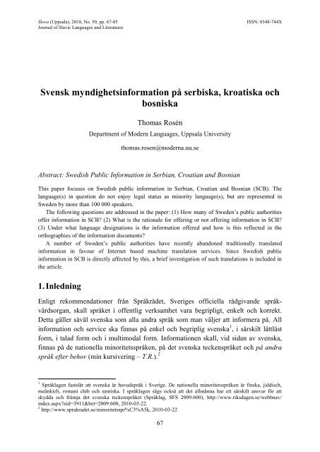 Full text PDF - Index of - Uppsala universitet