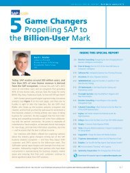 Business Analytics - Resources for SAP Customers