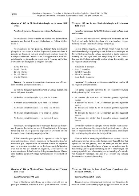 Vragen en Antwoorden - weblex.irisnet.be - Région de Bruxelles ...