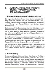 X AUFBEWAHRUNG, ARCHIVIERUNG, BEWEIS ... - DATAKONTEXT