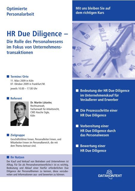 HR Due Diligence - DATAKONTEXT