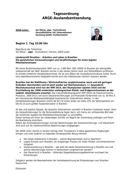 Tagesordnung ARGE-SAP-ÖD - DATAKONTEXT