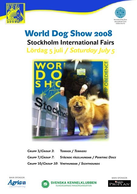 World Dog Show UtstÃ¤llningsinformation - Svenska Kennelklubben