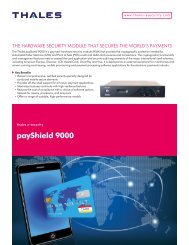 payShield 9000 - Thales e-Security