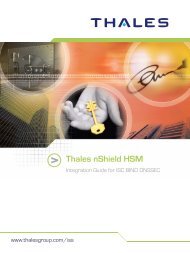 Download the Integration Guide - Thales e-Security