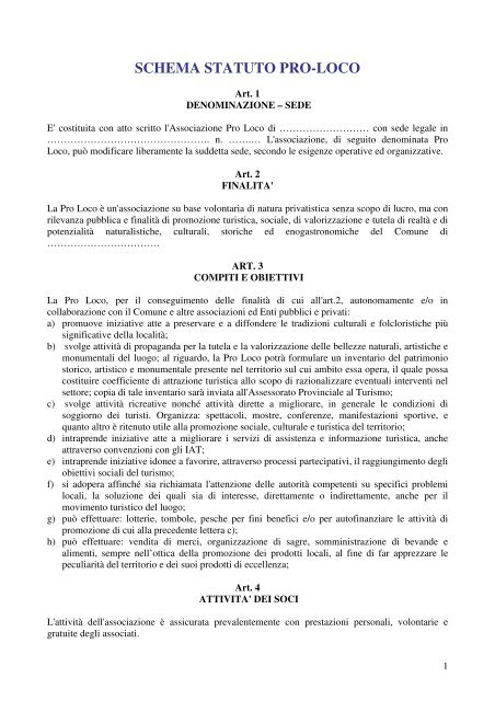 Lettera dimissioni presidente pro loco