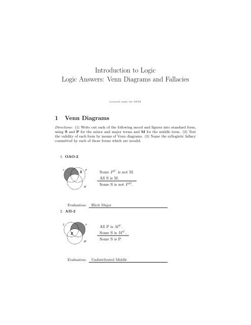 Introduction To Logic Logic Answers Philosophy Lander Edu