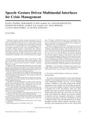 Speech-gesture driven multimodal interfaces for crisis management ...