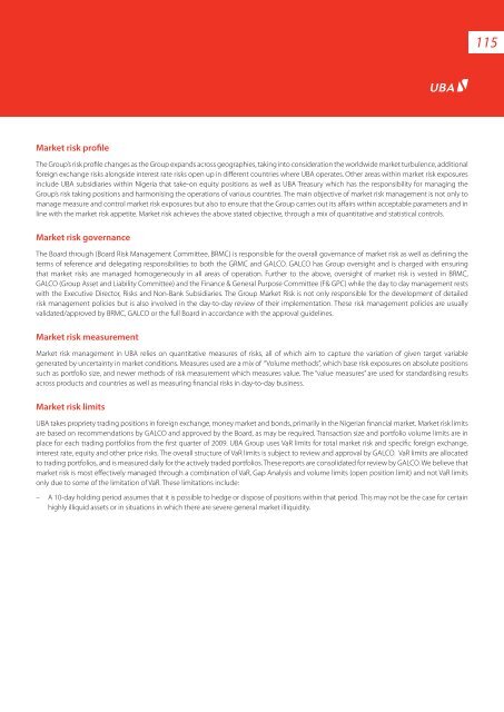 2012 Annual Report & Financial Statements - UBA Plc