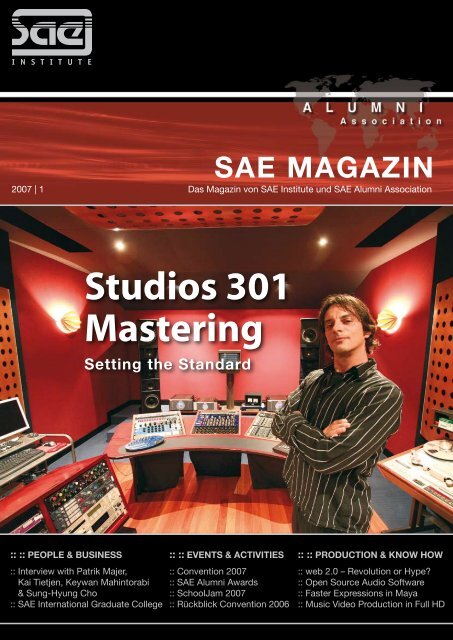 Studios 301 Mastering - SAE Alumni Association - SAE Institute